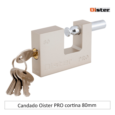 Candado Oister PRO cortina 80mm