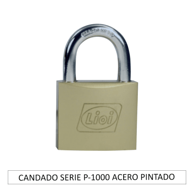 CANDADO SERIE P-1000 ACERO PINTADO