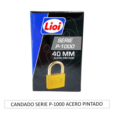 CANDADO SERIE P-1000 ACERO PINTADO