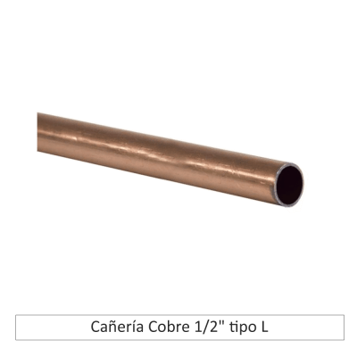 Cañería Cobre 1/2