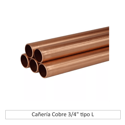 Cañería Cobre 3/4