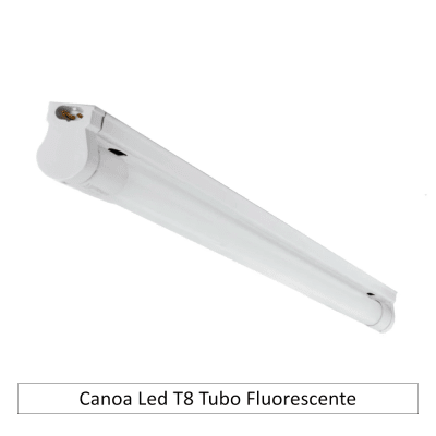 Canoa Led T8 Tubo Fluorescente