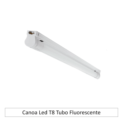 Canoa Led T8 Tubo Fluorescente