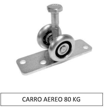 Carro aereo 80 kg zincado
