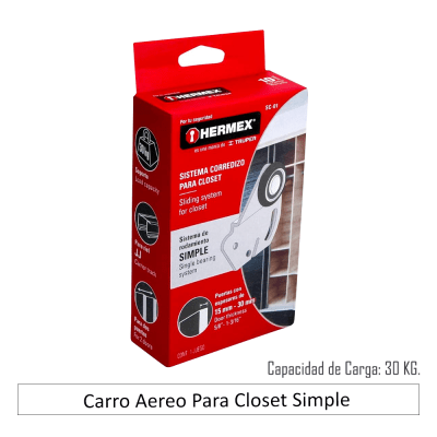 Carro Aereo Para Closet Simple