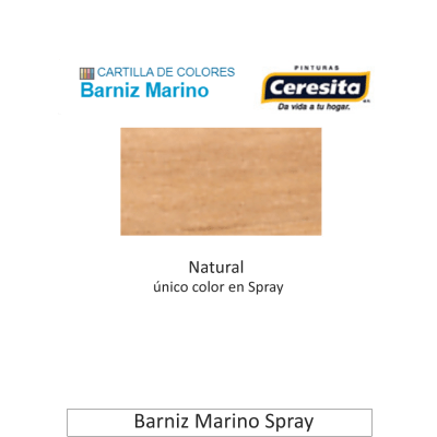 Barniz en Aerosol spray natural