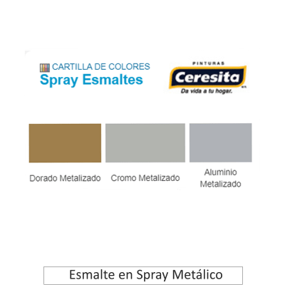 Spray Esmalte Ceresita Metalizado