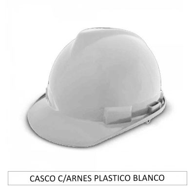 CASCO C/ARNES PLASTICO
