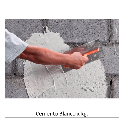 Cemento Blanco x kg.