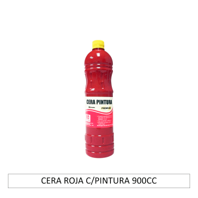 Cera roja c/ pintura