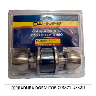 CERRADURA DORMITORIO 3871 US32D