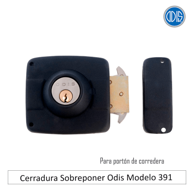 Cerradura Sobreponer Odis Modelo 391 Portones Corredera