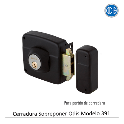 Cerradura Sobreponer Odis Modelo 391 Portones Corredera