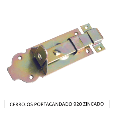 CERROJOS PORTACANDADO 920 ZINCADO