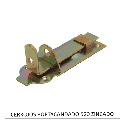 CERROJOS PORTACANDADO 920 ZINCADO