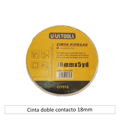 CINTA DOBLE CONTACTO P/PEGAR 18 X 5Y