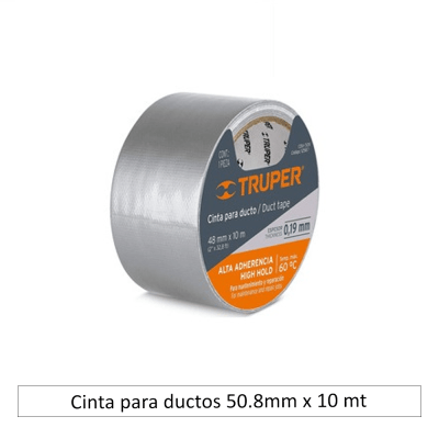 Cinta para ductos 50.8 mm x10 mt