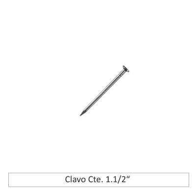 Clavo corriente 1.1/2