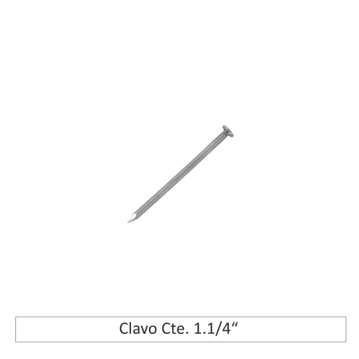 Clavo corriente 1.1/4