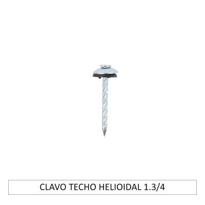 Clavo techo helidoidal 1.3/4
