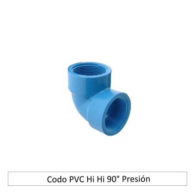 Codo PVC Hi Hi 90° Presión