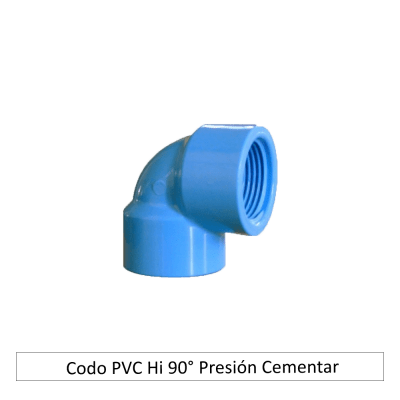Codo PVC Hi Cem 90° Presión