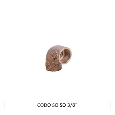 CODO SO SO 3/8