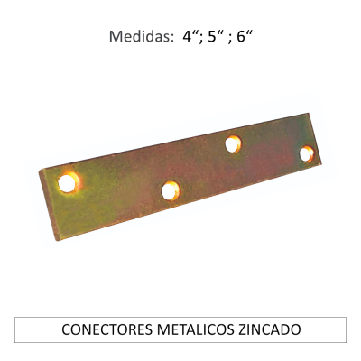 CONECTORES METALICOS ZINCADO