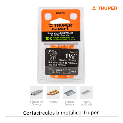Cortacírculos bimetálico Truper