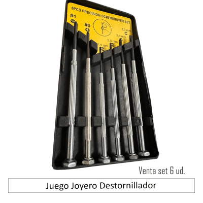 Juego Joyero Destornillador