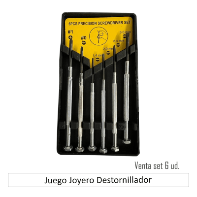 Juego Joyero Destornillador