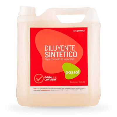 Diluyente Sintetico Bidon x 5 Litro