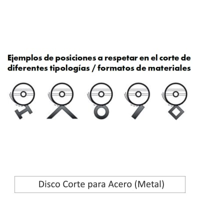 Disco Corte para Acero (Metal)