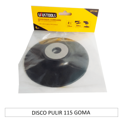 DISCO PULIR 115MM GOMA