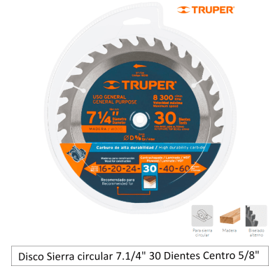 Disco Sierra circ. 7.1/4