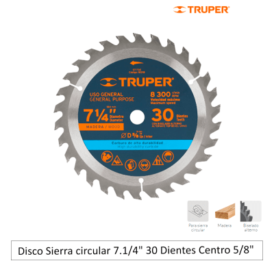 Disco Sierra circ. 7.1/4
