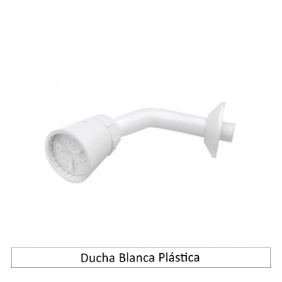 Ducha Blanca Plástica