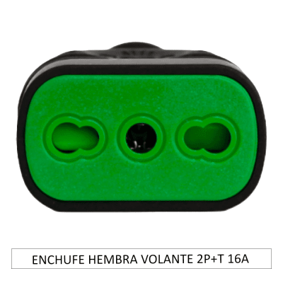 Enchufe Hembra Volante 2P+T 16A