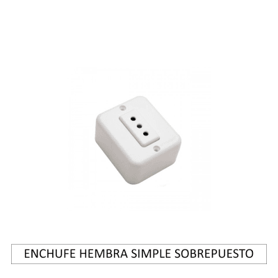 Enchufe Hembra simple