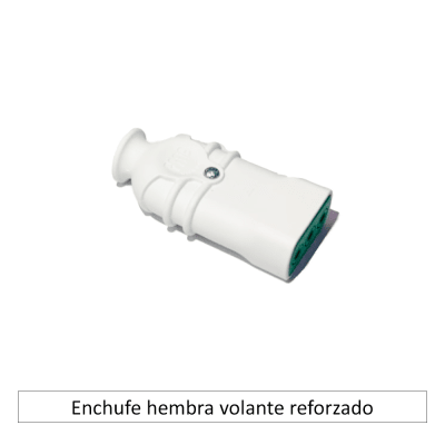 Enchufe hembra volante reforzado