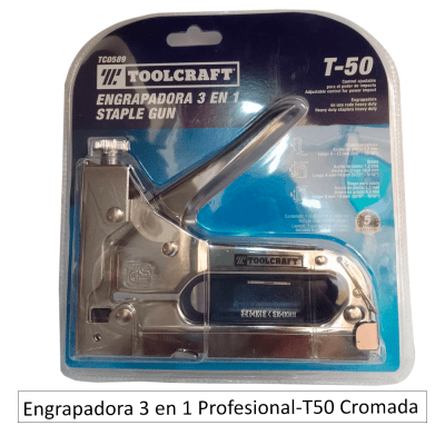 Engrapadora 3 en 1 Profesional -T50 Cromada