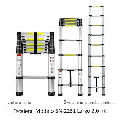 Escalera  Modelo BN-2231 2.6 mt
