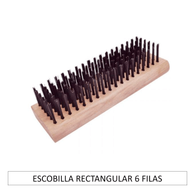 ESCOBILLA RECTANGULAR 6 FILAS