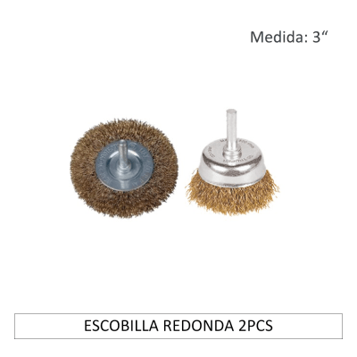 ESCOBILLA REDONDA 2PCS