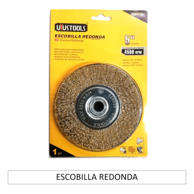 ESCOBILLA REDONDA (Grata Ondulada)