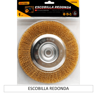 ESCOBILLA REDONDA (Grata Ondulada)
