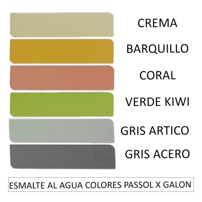 Esmalte al agua Color
