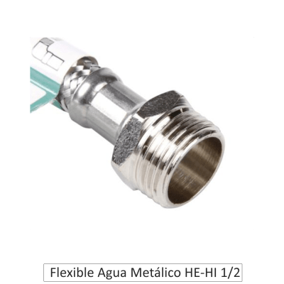 FLEXIBLE AGUA METÁLICO HE-HI 1/2