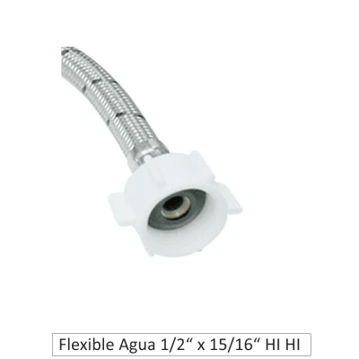 FLEXIBLE 1/2 x 15/16 HI HI 35 cms para Estanque