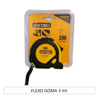 FLEXO GOMA 3 mt (huincha de medir)